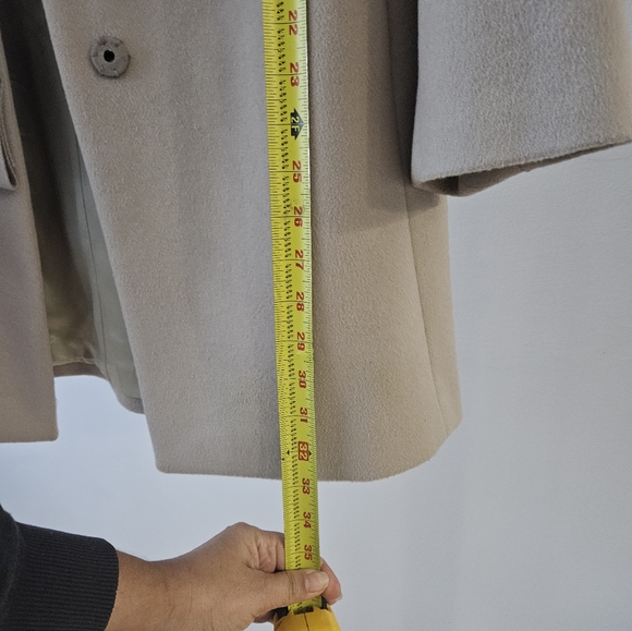 Wool, Gray/Nude coat - Picture 2 of 6